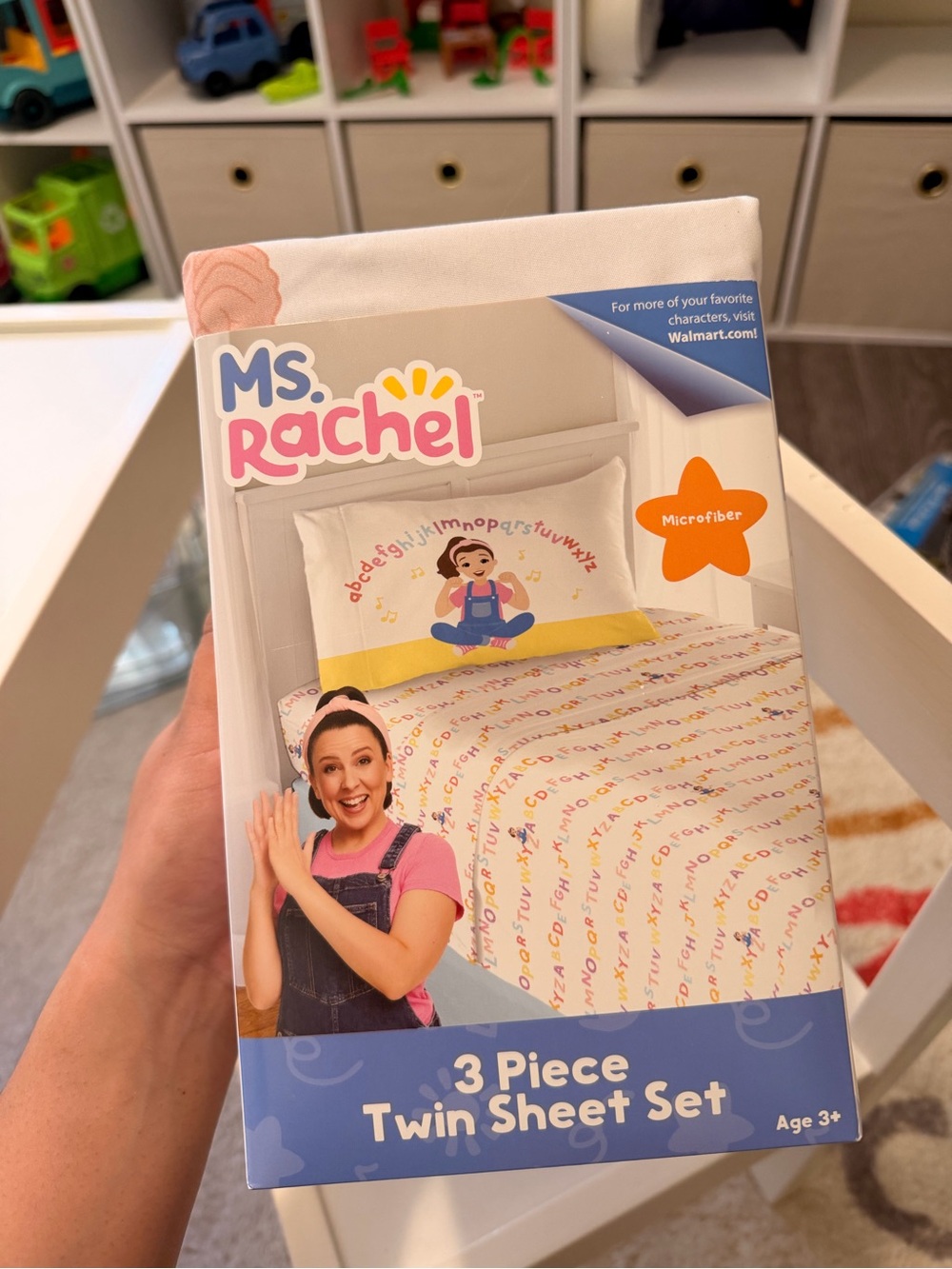 Rachel Pink Alphabet Twin Sheet Set - 3 Piece